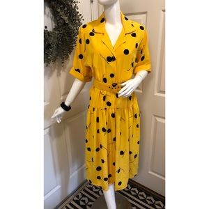 🌻Vintage RARE Dawn Joy Polka Dot Dress